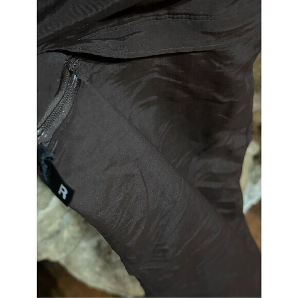 The North Face Women's Vintage Convertible Y2K Grunge Brown Belted Nylon Convert - Picture 4 of 12